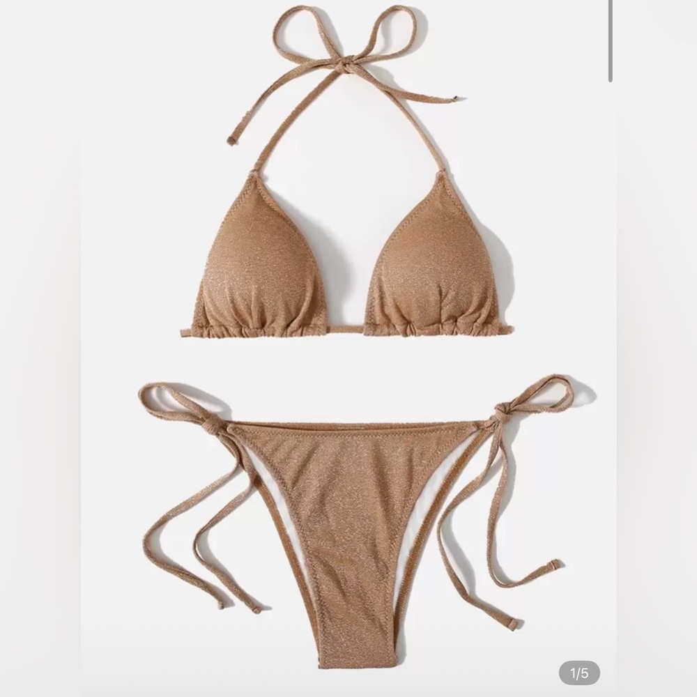 GOLD SHIMMER BIKINI